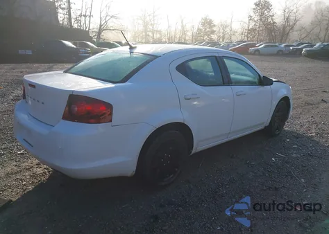 2013 Dodge Avenger Se z USA, uszkodzony, nr VIN 1C3CDZAB8DN631534